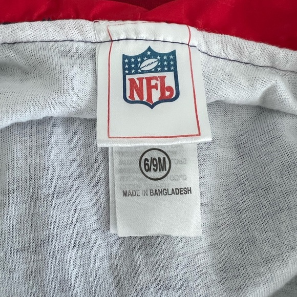 NFL New England Patriots Outerwear Jumpsuit Coverall 6-9M - Picture 3 of 5
